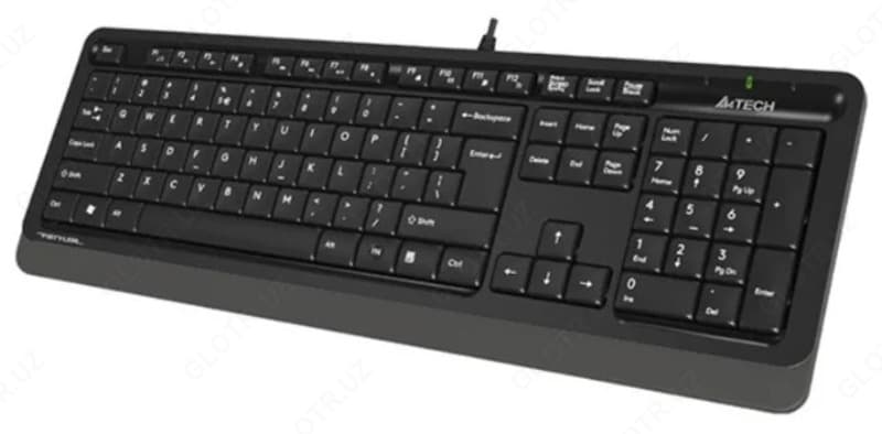 Клавиатура A4 Fstyler FK10 USB Multimedia, черный/серый — 2