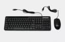 Компьютерная клавиатура и мышь (проводная) ”Avtech” AVT PRO C304, USB (Арт. - 22059) Black