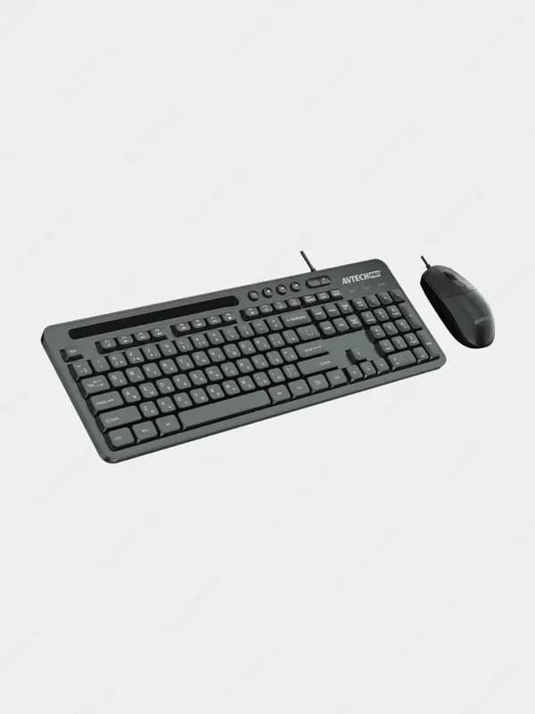 Компьютерная клавиатура и мышь (проводная) ”Avtech” AVT PRO C304, USB (Арт. - 22059) Black — 2