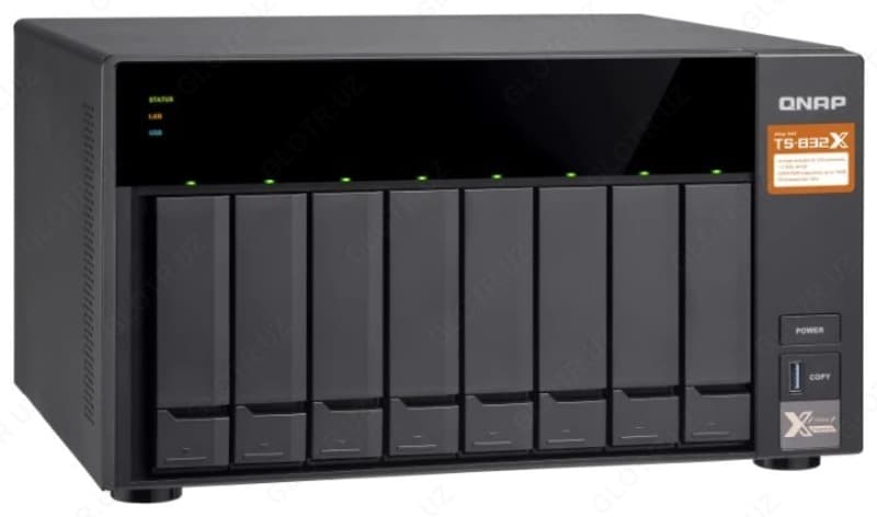 Сетевой накопитель NAS QNAP TS-832X-8G — 1
