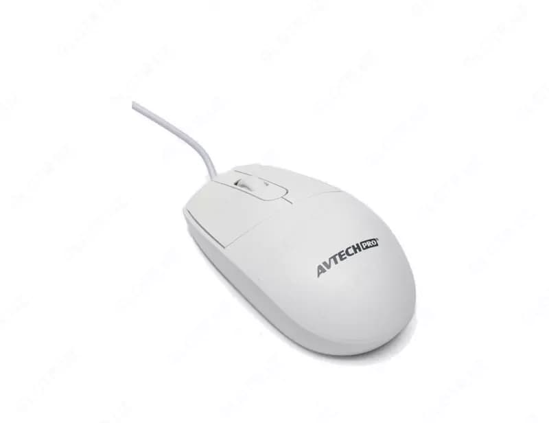 Компьютерная клавиатура и мышь (проводная) ”Avtech” AVT PRO C304, USB (Арт. - 22060) White — 3
