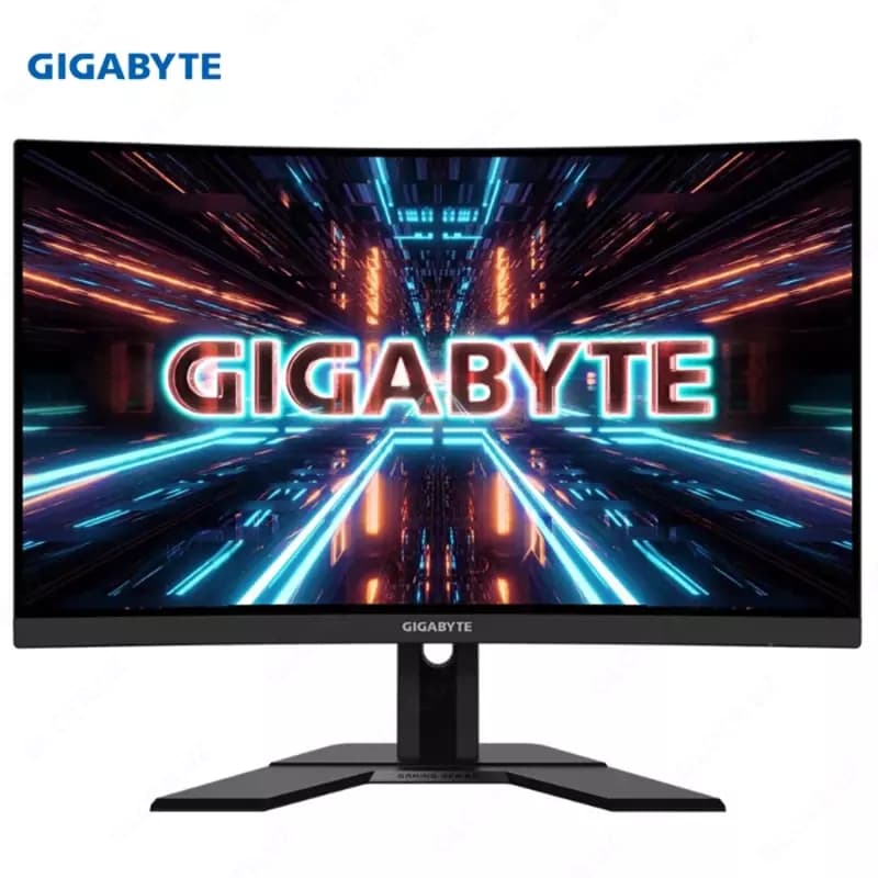 Монитор Gigabyte - 27” G27QC A-EK Curved Gaming Monitor, VA, 165hz, 1mc, QHD (2560x1440) 2K, HDMI, DisplayPort, Speaker, Black — 1