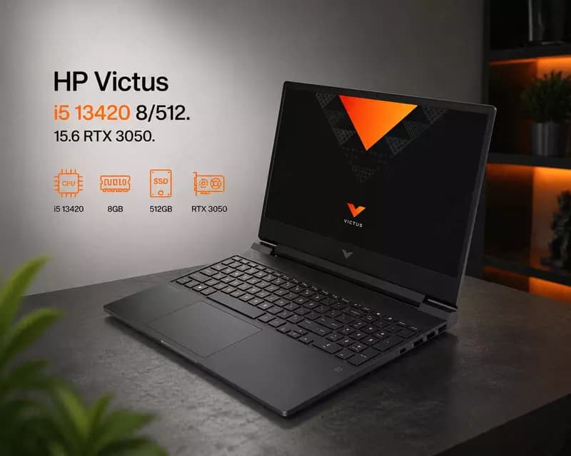 Ноутбук HP victus i5 13420 8/512. 15.6 rtx 3050 — 1