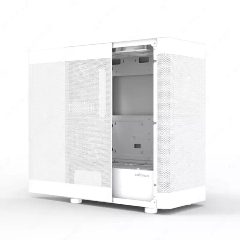 Корпус Zalman I4 без БП 2xUSB3.0, 1xUSB2.0 6x120мм white LED VGA 320мм LCS ready Mesh Side/Front Panel ATX белый,I4WHITE — 3