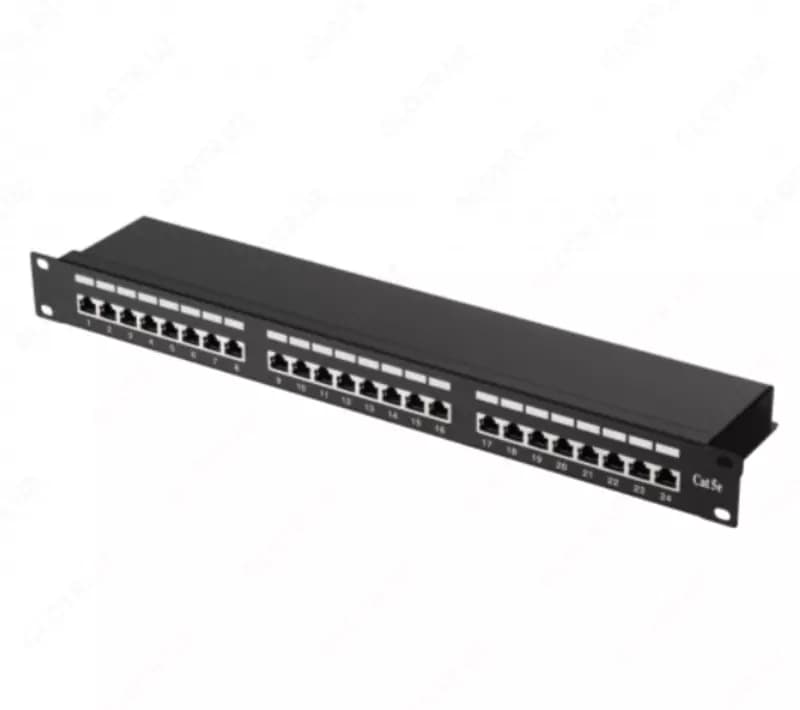 Патч-панель 2E FTP 5e Cat. 24-port арт (2E-PPNL5E-FTP-24) — 5