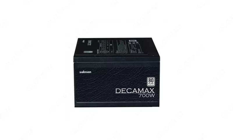 Блок питания Zalman Decamax (700W) 85%, 80 Plus, 120мм, 1xMB 24pin(20+4), 1xCPU 8(4+4)+4pin, 3xMolex, 6xSATA, 4xPCIe 8pin(6+2),ZM700-LX3 — 3