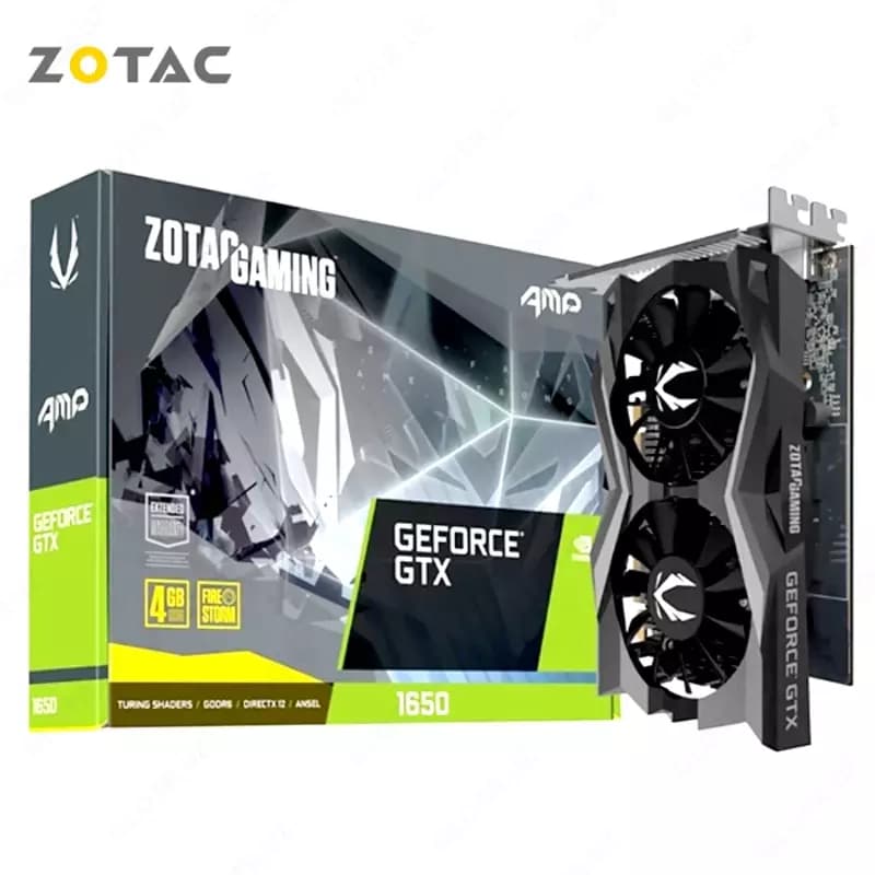 Видеокарта Zotac - 4GB GeForce GTX1650 128Bit GDDR5 — 1