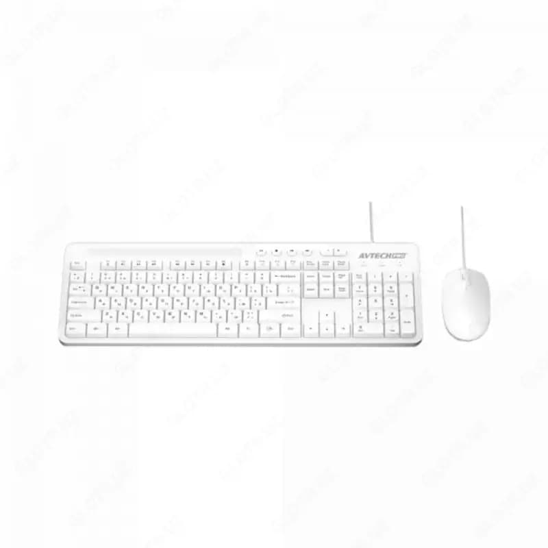 Клавиатура AVTECH PRO C304 White — 1