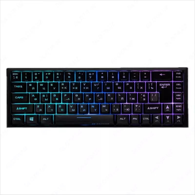 Клавиатура игровая 2E GAMING KG350 RGB 68key USB Black Ukr — 1