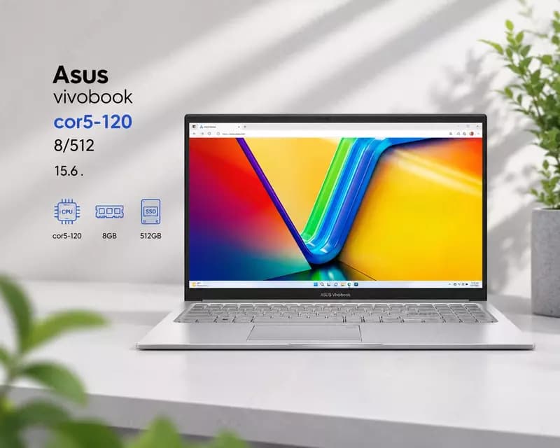 Ноутбук Asus vivobook cor i5-120 8/512 15.6 — 1