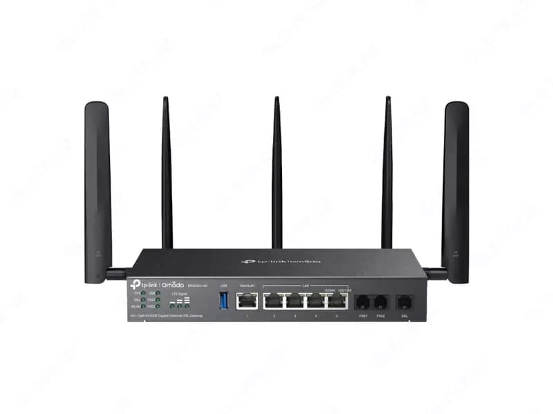 DR3650v-4G Omada 4G+ Cat6 AX3000 Gigabit Desktop DSL Gateway — 1