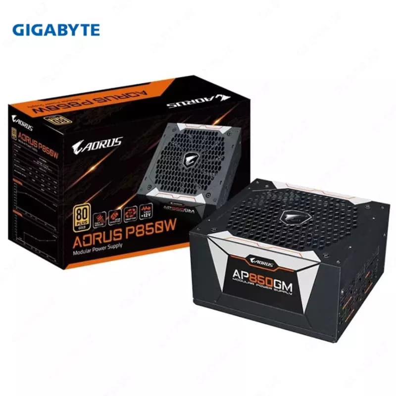 Блок питания Gigabyte Aorus GP-AP850GM 850W, 120mm, 80 Plus Gold, Modular, ATX Power Supply — 3