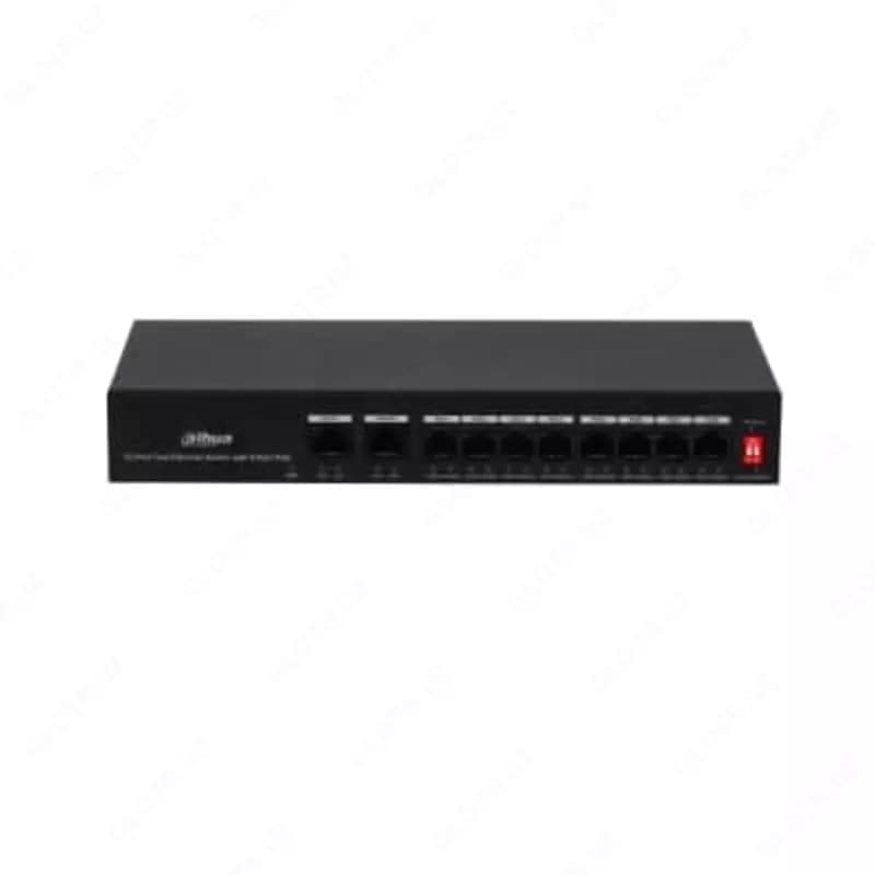 10-ти портовый коммутатор DAHUA DH-PFS3010-8ET-65 ( 8-Poe коммутаторы-SWITCH) — 1
