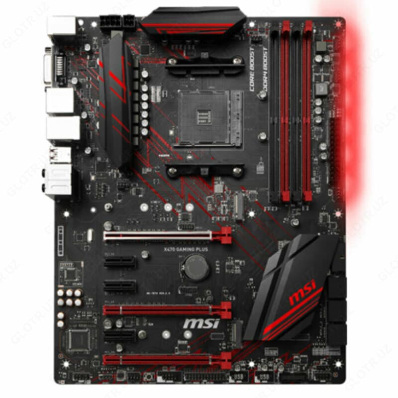 Материнская плата MB MSI AMD AM4 X470 Gaming Plus DDR4 — 1