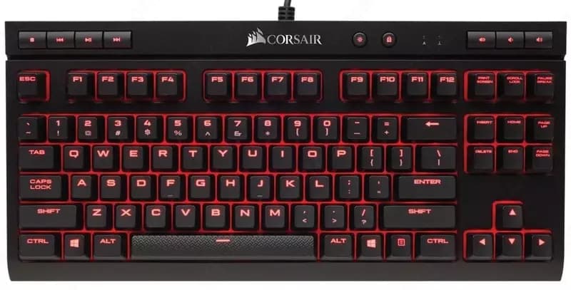 Клавиатура проводная Corsair K63 Red — 1