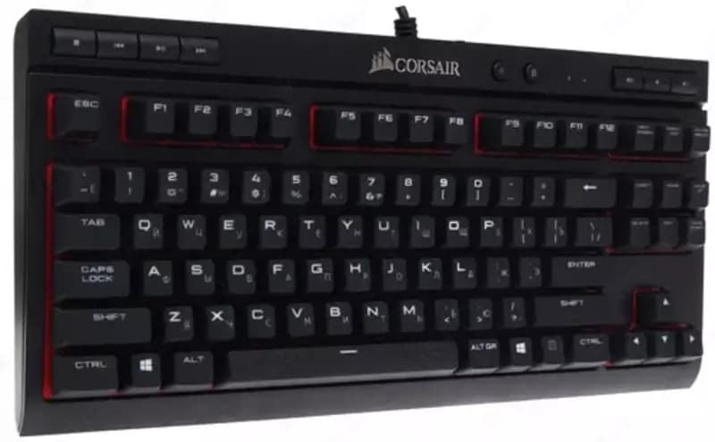 Клавиатура проводная Corsair K63 Red — 2