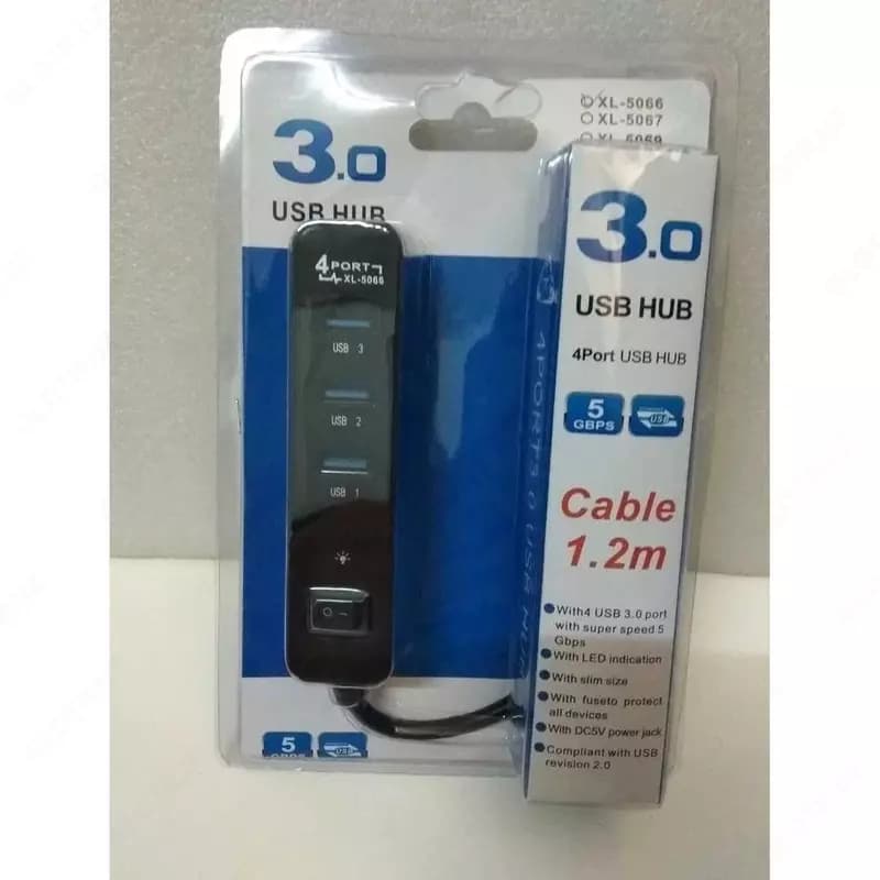 Разветвитель USB HUB 4 порт 5066 USB 3.0 — 2