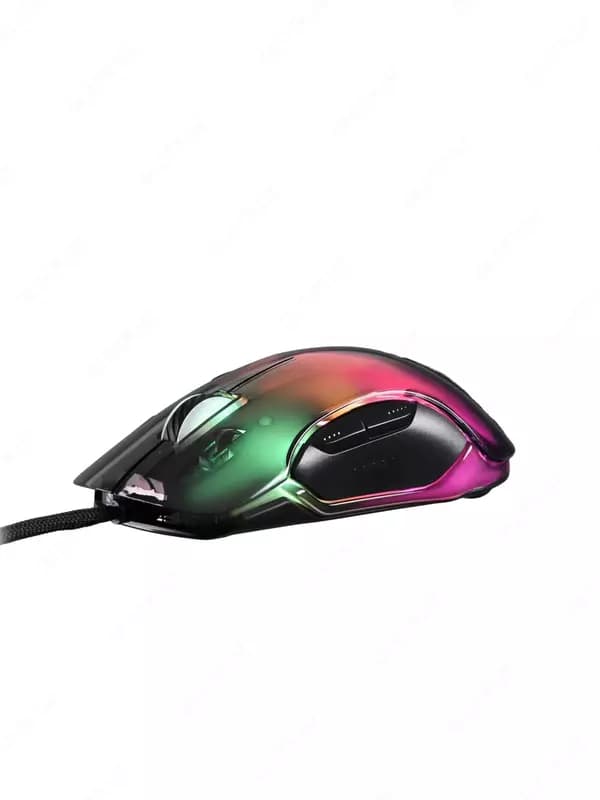 Мышь игровая 2E Gaming MG345 Transparent, RGB USB Black — 2