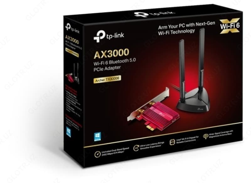Bluetooth+Wi-Fi адаптер TP-LINK Archer TX3000E — 2