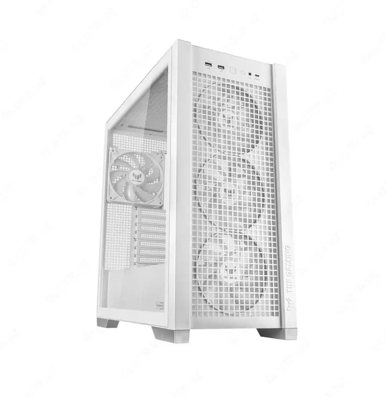 Компьютерный игровой корпус Case ”ASUS” TUF Gaming GT302, TG ARGB (Арт. - 06260) White — 2