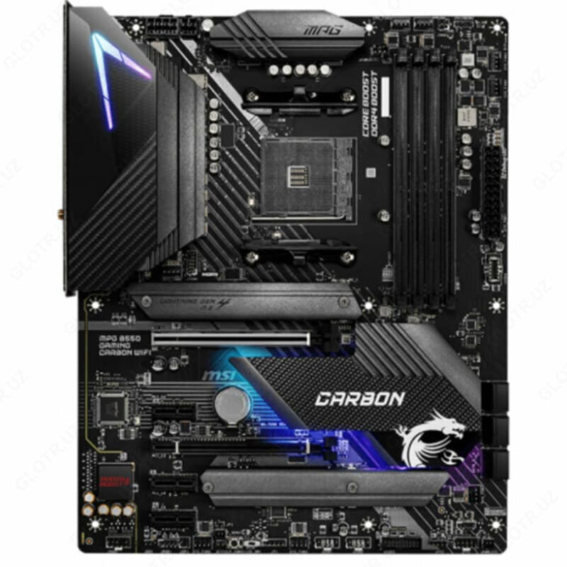 Материнская плата MB MSI AMD AM4 MPG B550 GAMING CARBON WIFI DDR4 — 1