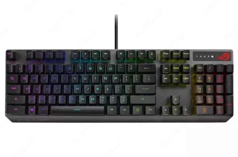 Игровая клавиатура (проводная) ”ASUS” ROG Strix Scope RX 90MP0240-BKRA00, механическая, RGB (Арт. - 0753) Black — 1