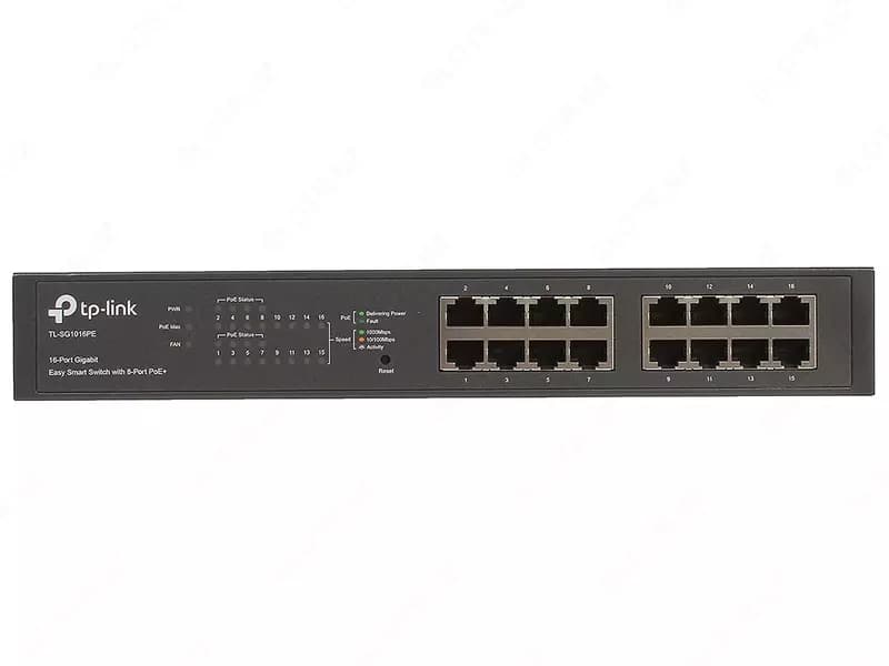 TL-SG1016PE 16-Port Gigabit Easy Smart Switch with 8-Port PoE+ — 2
