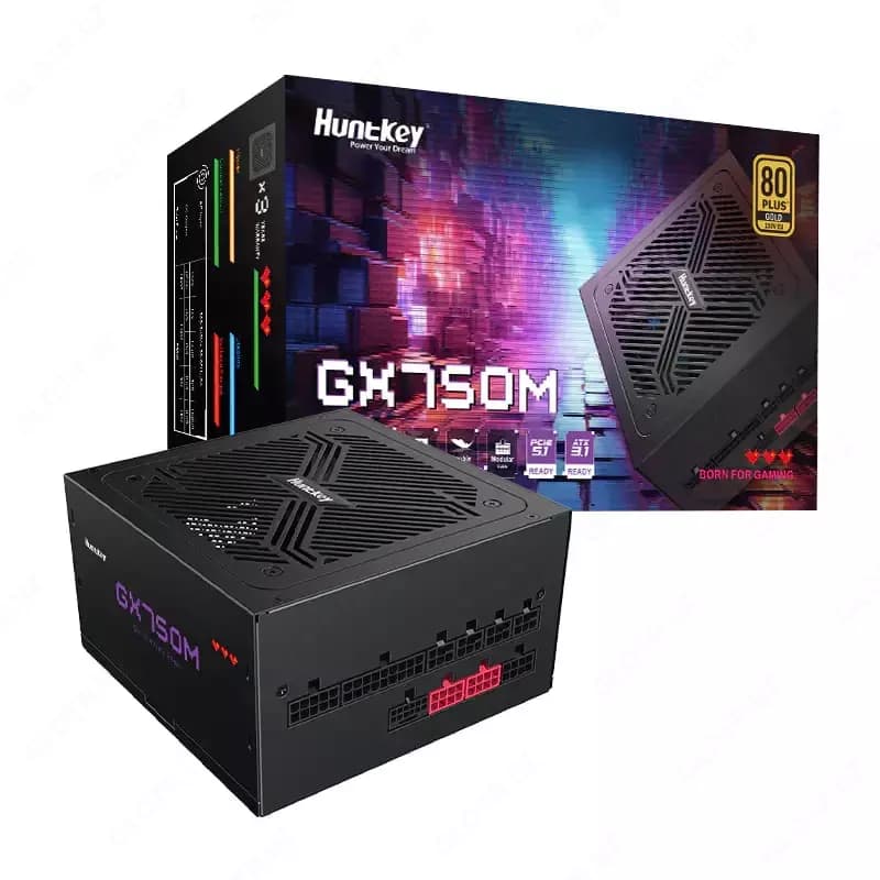 Блок питания (PSU) ”Huntkey” GX 750M 80+ Gold, 750W (Арт. - 12165) — 1