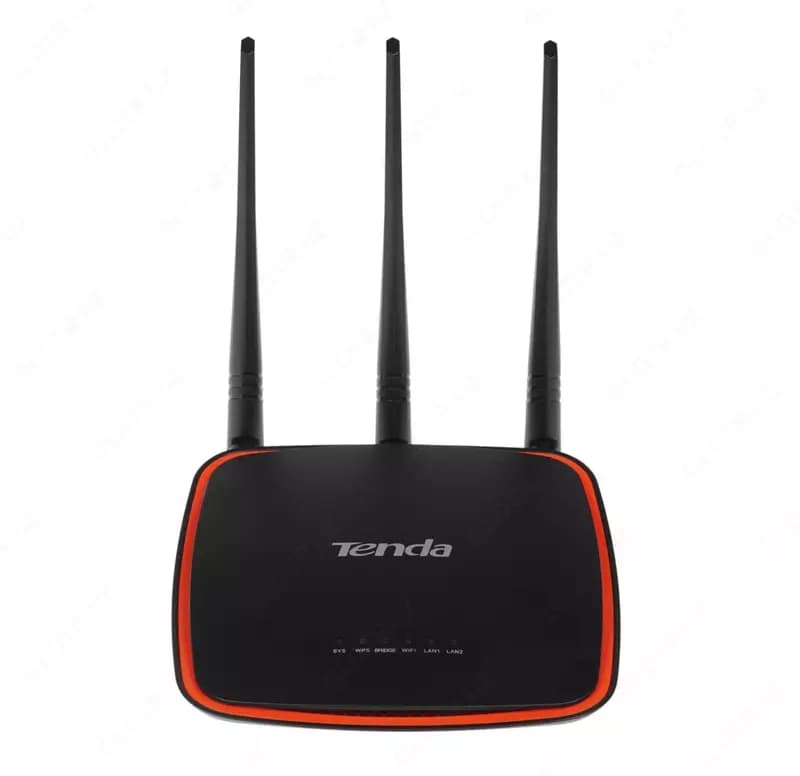 Точка доступа (Wi-Fi роутер) ”Tenda” AP5, 3 антенны (Арт. - 17214) Черный/красный — 1