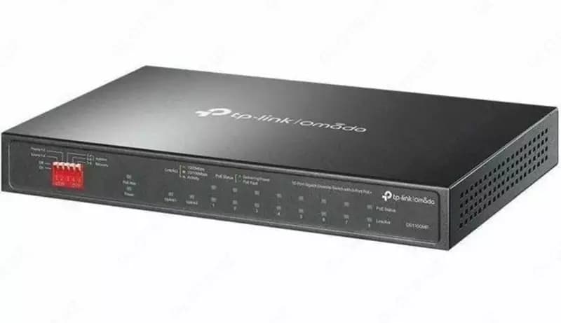 TP-Link Omada DS110GMP 10-Port Gigabit Desktop PoE+ Switch — 1