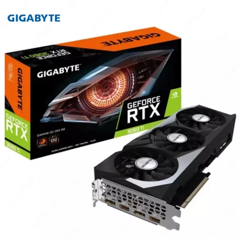Видеокарта Gigabyte - 8GB GeForce RTX 3060Ti Gaming OC DDR6X GV-N306TXGAMING OC-8GD — 1