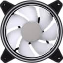 Корпусной вентилятор 2E GAMING AIR COOL (ACF120PA-ARGB ), 120мм, 2510-4pin + 5V 3pin RGB, белые лопасти, черная рамка