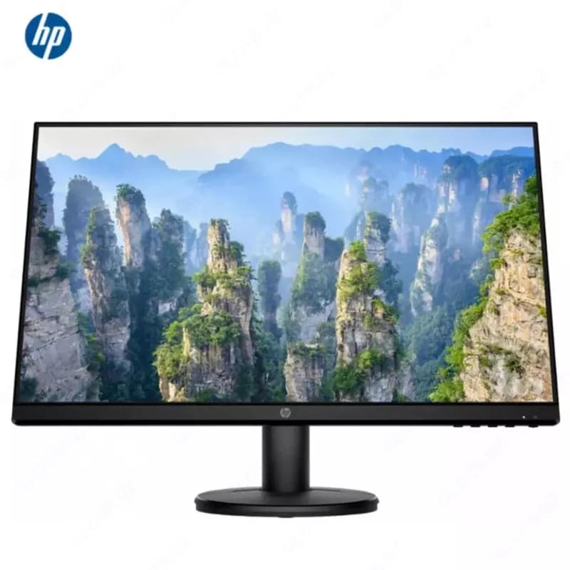 Монитор HP - 27” V27i IPS LED Monitor, 60Hz, 5mc, FHD (1920x1080), HDMI (9SV94AS), Black — 1