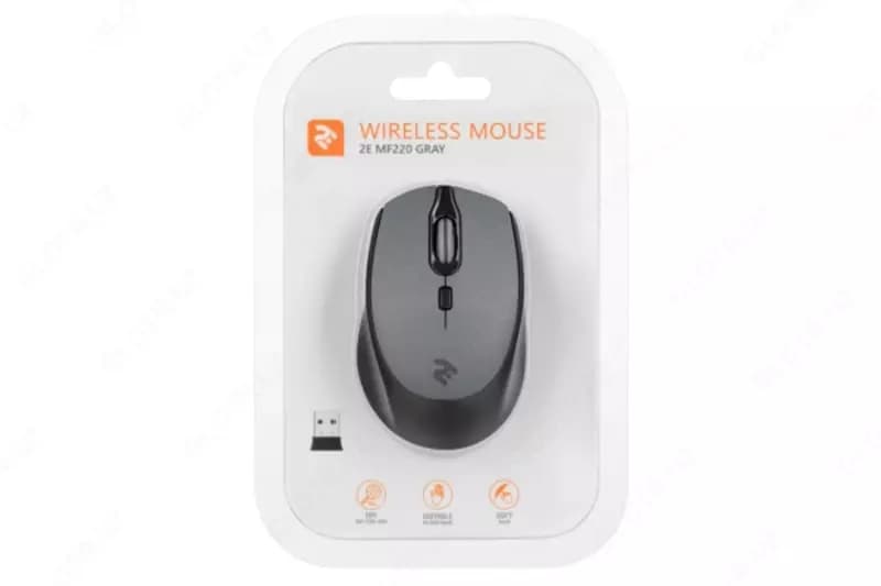 Мышь беспроводная 2E MF220 (2E-MF220WB) серая — 5