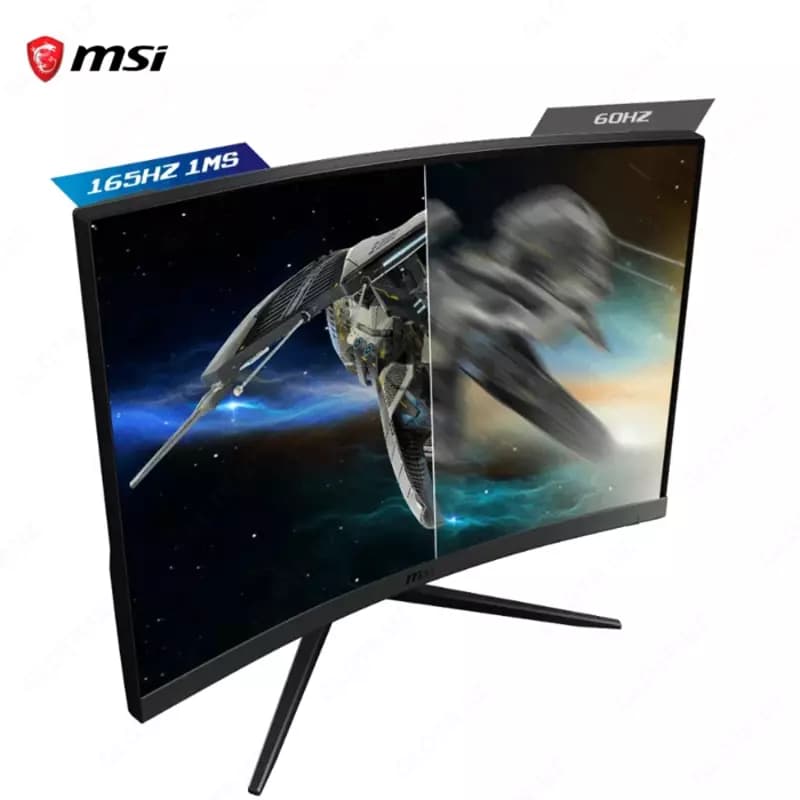 Монитор MSI - 27” Optix G27CQ4 Curved Gaming Monitor, VA, 1mc, 165hz, WQHD (2560x1440), HDMI+DP, Black — 5