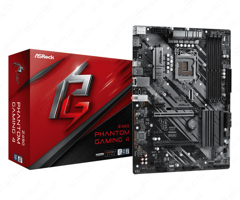 MB Asrock Z490 Phantom Gaming 4 DDR4 — 1