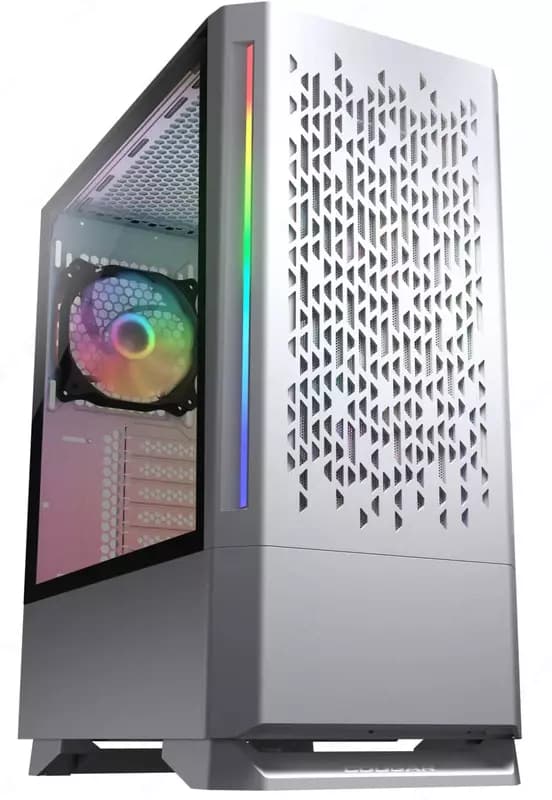 Компьютерный игровой кейс ”Cougar” MX430 Air RGB (Арт. - 06156) White — 1
