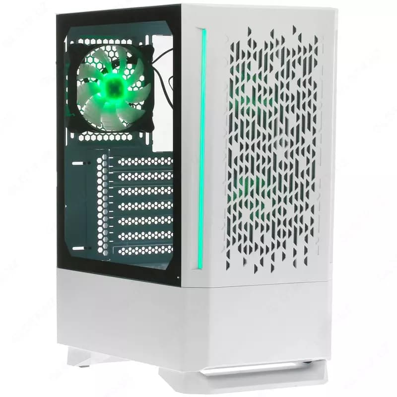 Компьютерный игровой кейс ”Cougar” MX430 Air RGB (Арт. - 06156) White — 2
