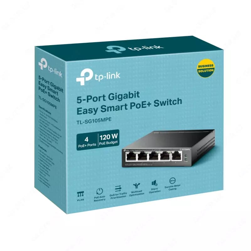 TL-SG105PE 5-Port Gigabit Easy Smart Switch with 4-Port PoE+ — 3