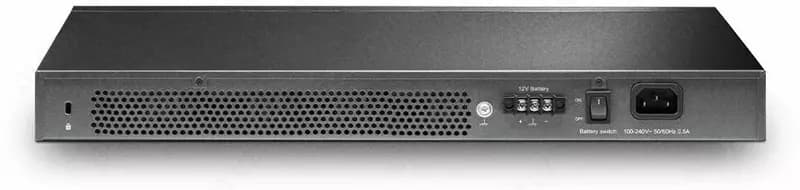 TL-SG3428X-UPS JetStream™ 24-Port Gigabit L2+ Managed Switch with 4 10GE SFP+ Slots and UPS Power Supply — 2