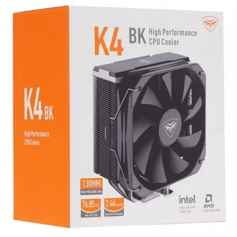 Кулер для процессора (воздушный) ”PCCooler” K4 BK (Арт. - 09188) — 3