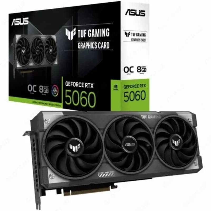 Видеокарта ASUS GeForce RTX5060 TUF GAMING OC 8GB GDDR7 — 1