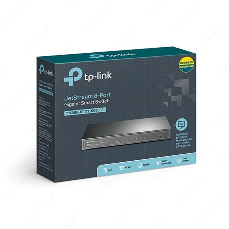 Коммутатор TP-LINK T1500G-8T(TL-SG2008) — 4