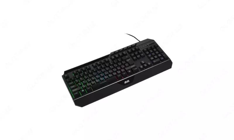 Клавиатура мембранная проводная 2E GAMING KG315 110key, USB-A, EN/RU, RGB, чёрный 2E-KG315UBK_AK — 2