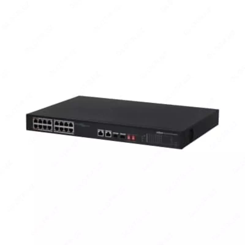 16-ти портовый коммутатор DAHUA DH-PFS3218-16ET-135 (16-PoE коммутатор-SWITCH) — 1