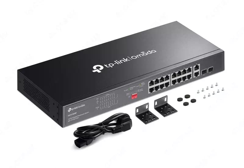 TP-Link Omada DS1018GMP 18-Port Gigabit Rackmount PoE+ Switch — 2