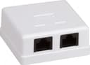 Розетки накладные 2 порта UTP, 6 кат / FTP 5E