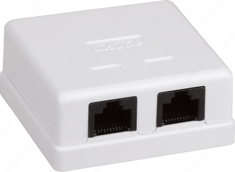 Розетки накладные 2 порта UTP, 6 кат / FTP 5E — 1