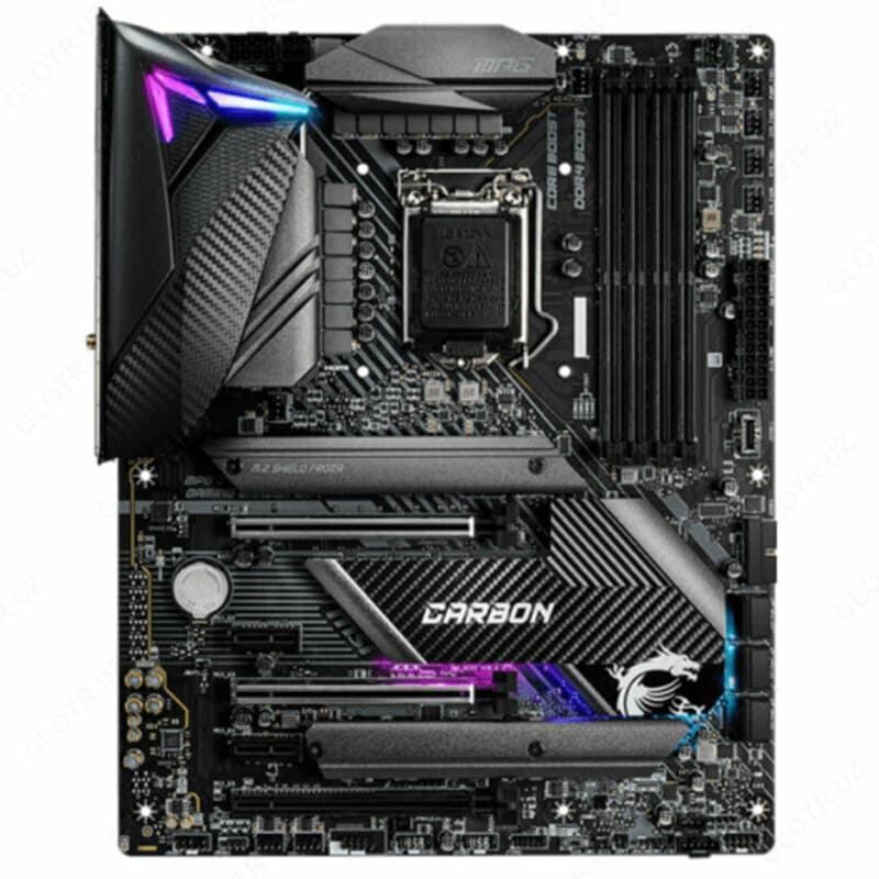 Материнская плата MB MSI MPG Z490 Gaming Carbon WiFi DDR4 LGA1200 — 1