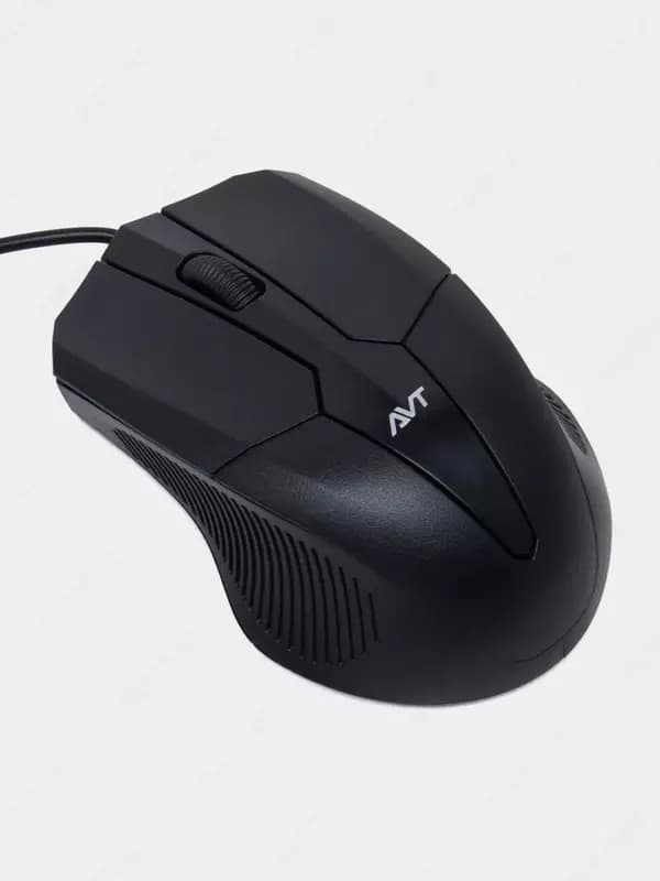 Компьютерная мышь (проводная) ”Avtech” AVT-M101, USB, 1000dpi (Арт. - 0845) Black — 1
